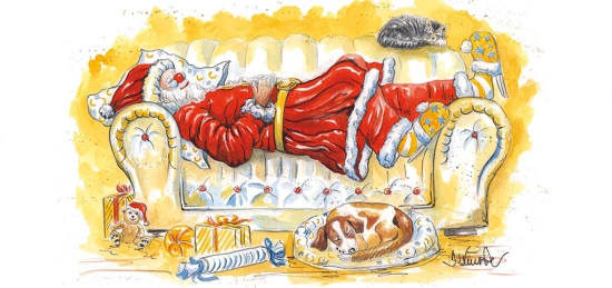 Weihnachtskarte "Weihnachtsmann"
